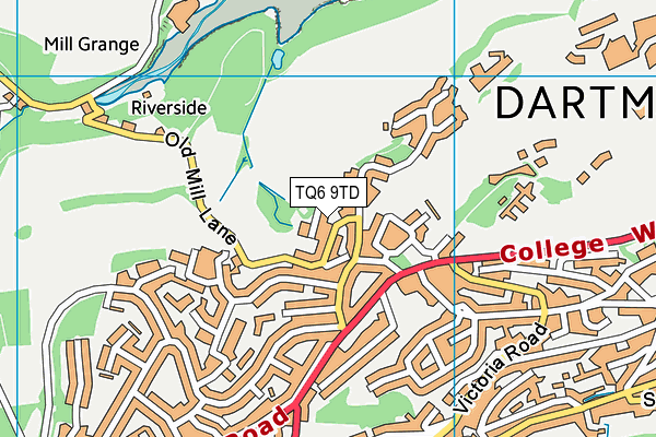 TQ6 9TD map - OS VectorMap District (Ordnance Survey) TQ6 9TD map - OS VectorMap District (Ordnance Survey)