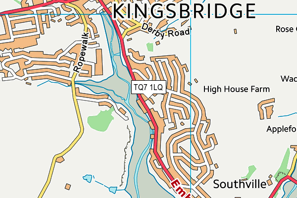 TQ7 1LQ map - OS VectorMap District (Ordnance Survey) TQ7 1LQ map - OS VectorMap District (Ordnance Survey)