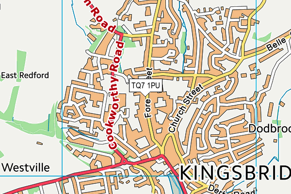 TQ7 1PU map - OS VectorMap District (Ordnance Survey) TQ7 1PU map - OS VectorMap District (Ordnance Survey)