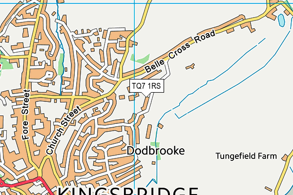 TQ7 1RS map - OS VectorMap District (Ordnance Survey)