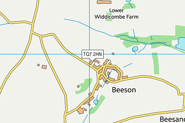 TQ7 2HN map - OS VectorMap District (Ordnance Survey) TQ7 2HN map - OS VectorMap District (Ordnance Survey)