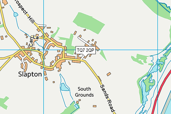 TQ7 2QP map - OS VectorMap District (Ordnance Survey) TQ7 2QP map - OS VectorMap District (Ordnance Survey)