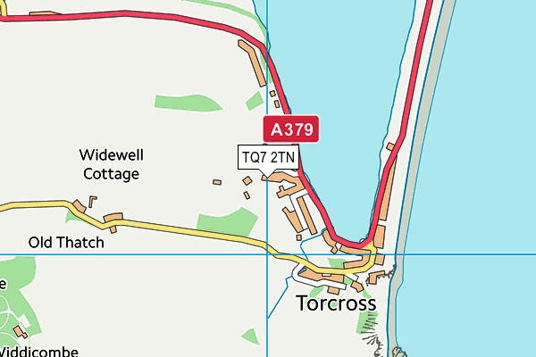 TQ7 2TN map - OS VectorMap District (Ordnance Survey) TQ7 2TN map - OS VectorMap District (Ordnance Survey)