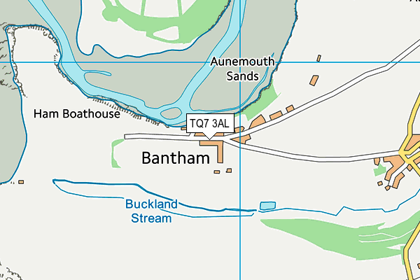 TQ7 3AL map - OS VectorMap District (Ordnance Survey)