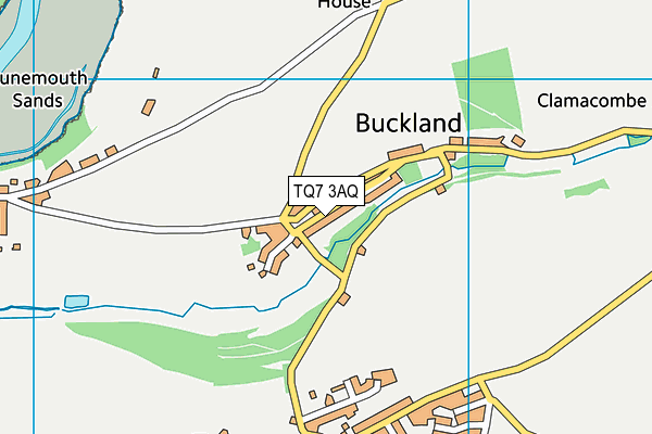 TQ7 3AQ map - OS VectorMap District (Ordnance Survey) TQ7 3AQ map - OS VectorMap District (Ordnance Survey)