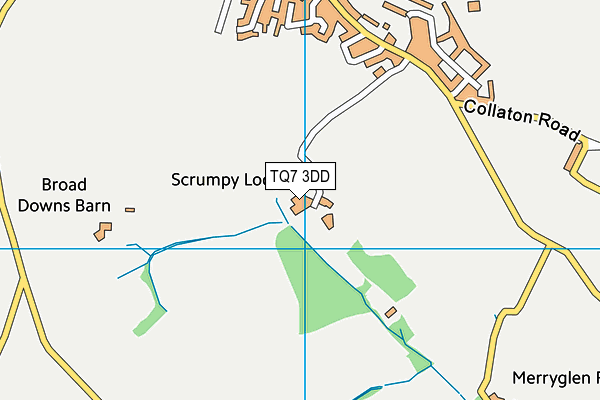 TQ7 3DD map - OS VectorMap District (Ordnance Survey) TQ7 3DD map - OS VectorMap District (Ordnance Survey)