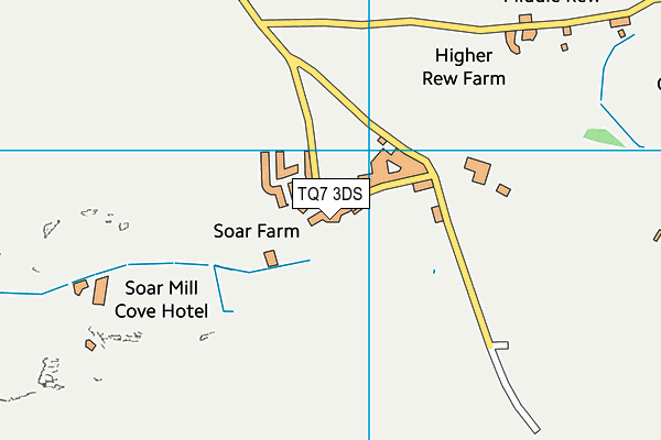 TQ7 3DS map - OS VectorMap District (Ordnance Survey) TQ7 3DS map - OS VectorMap District (Ordnance Survey)