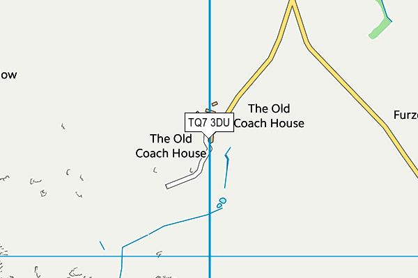 TQ7 3DU map - OS VectorMap District (Ordnance Survey) TQ7 3DU map - OS VectorMap District (Ordnance Survey)