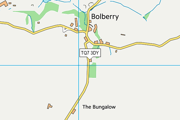 TQ7 3DY map - OS VectorMap District (Ordnance Survey) TQ7 3DY map - OS VectorMap District (Ordnance Survey)