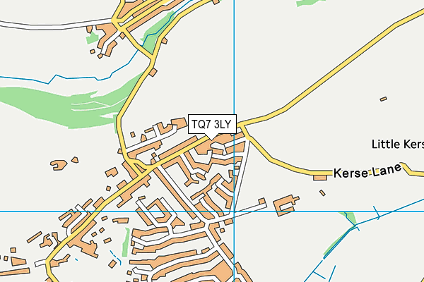 TQ7 3LY map - OS VectorMap District (Ordnance Survey) TQ7 3LY map - OS VectorMap District (Ordnance Survey)