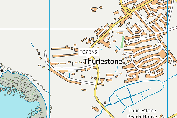 TQ7 3NS map - OS VectorMap District (Ordnance Survey) TQ7 3NS map - OS VectorMap District (Ordnance Survey)
