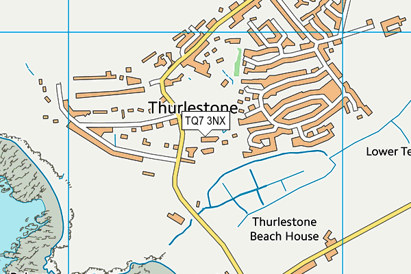 TQ7 3NX map - OS VectorMap District (Ordnance Survey) TQ7 3NX map - OS VectorMap District (Ordnance Survey)