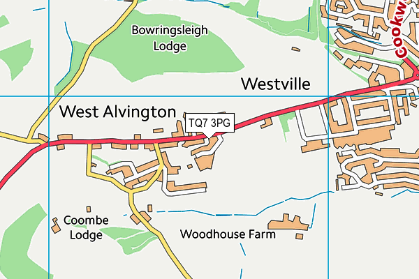 TQ7 3PG map - OS VectorMap District (Ordnance Survey) TQ7 3PG map - OS VectorMap District (Ordnance Survey)