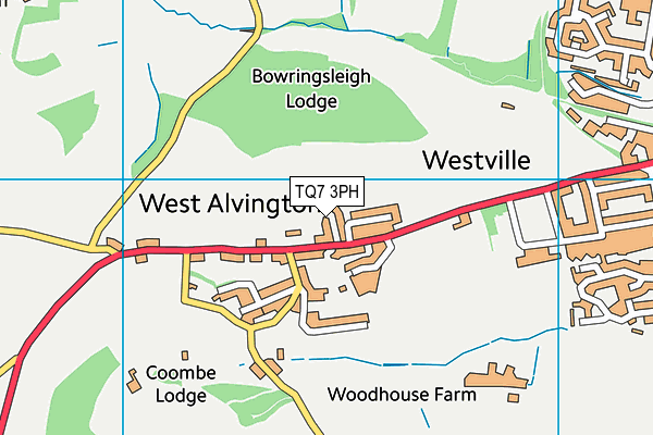 TQ7 3PH map - OS VectorMap District (Ordnance Survey) TQ7 3PH map - OS VectorMap District (Ordnance Survey)