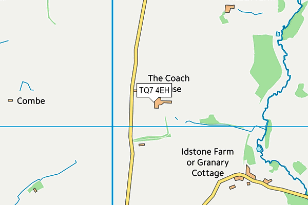 TQ7 4EH map - OS VectorMap District (Ordnance Survey) TQ7 4EH map - OS VectorMap District (Ordnance Survey)