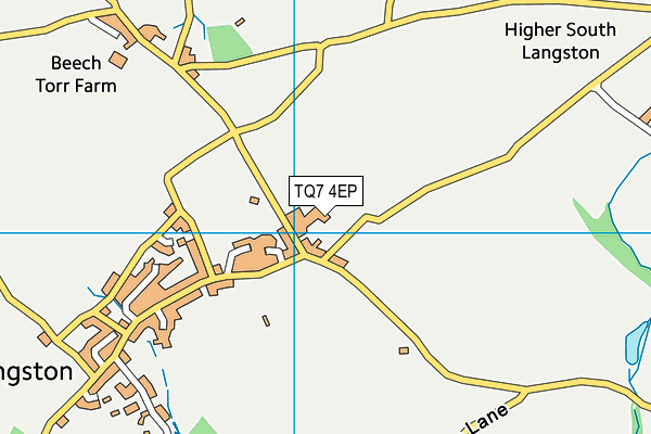 TQ7 4EP map - OS VectorMap District (Ordnance Survey) TQ7 4EP map - OS VectorMap District (Ordnance Survey)