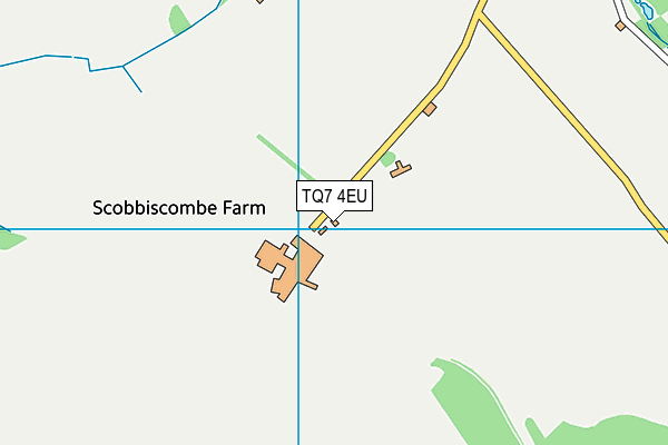 TQ7 4EU map - OS VectorMap District (Ordnance Survey)