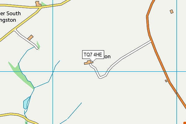 TQ7 4HE map - OS VectorMap District (Ordnance Survey) TQ7 4HE map - OS VectorMap District (Ordnance Survey)