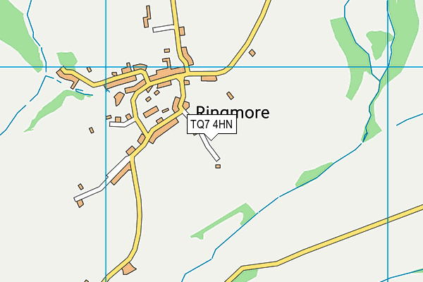 TQ7 4HN map - OS VectorMap District (Ordnance Survey) TQ7 4HN map - OS VectorMap District (Ordnance Survey)