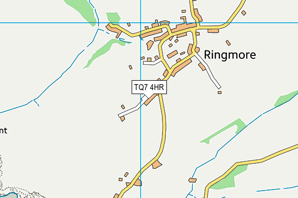 TQ7 4HR map - OS VectorMap District (Ordnance Survey)
