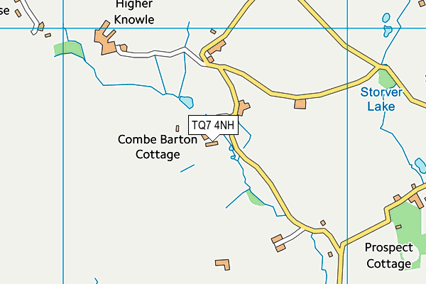 TQ7 4NH map - OS VectorMap District (Ordnance Survey)