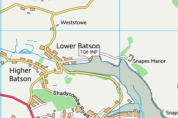 TQ8 8NP map - OS VectorMap District (Ordnance Survey) TQ8 8NP map - OS VectorMap District (Ordnance Survey)