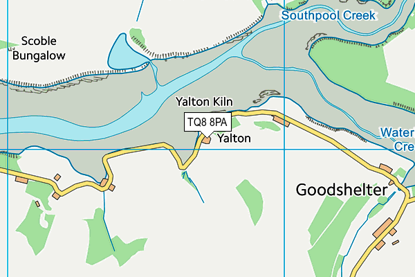TQ8 8PA map - OS VectorMap District (Ordnance Survey) TQ8 8PA map - OS VectorMap District (Ordnance Survey)