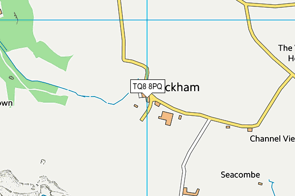 TQ8 8PQ map - OS VectorMap District (Ordnance Survey) TQ8 8PQ map - OS VectorMap District (Ordnance Survey)