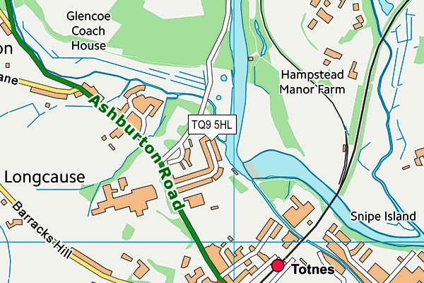 TQ9 5HL map - OS VectorMap District (Ordnance Survey) TQ9 5HL map - OS VectorMap District (Ordnance Survey)