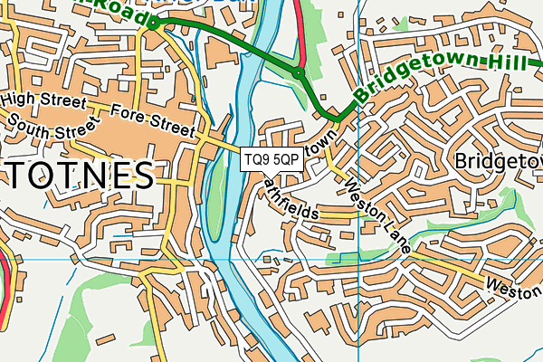 TQ9 5QP map - OS VectorMap District (Ordnance Survey) TQ9 5QP map - OS VectorMap District (Ordnance Survey)