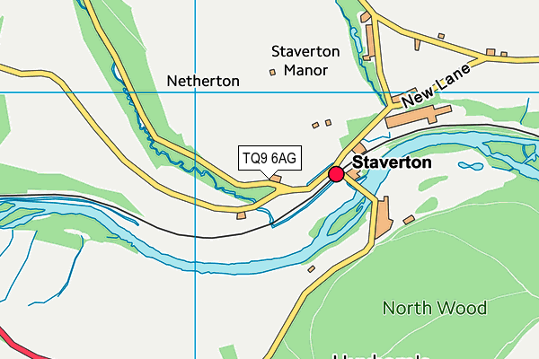 TQ9 6AG map - OS VectorMap District (Ordnance Survey) TQ9 6AG map - OS VectorMap District (Ordnance Survey)