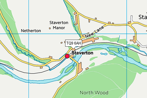 TQ9 6AH map - OS VectorMap District (Ordnance Survey) TQ9 6AH map - OS VectorMap District (Ordnance Survey)