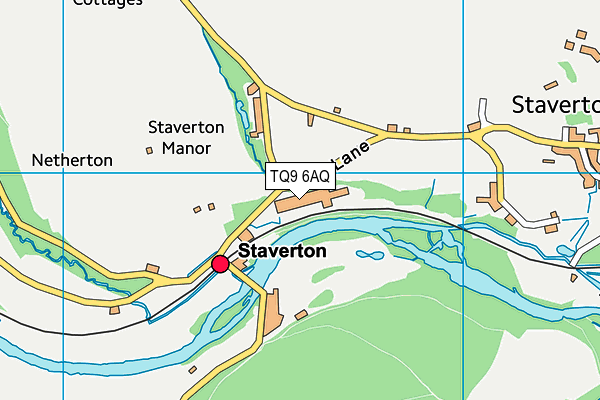 TQ9 6AQ map - OS VectorMap District (Ordnance Survey) TQ9 6AQ map - OS VectorMap District (Ordnance Survey)