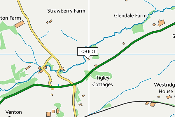 TQ9 6DT map - OS VectorMap District (Ordnance Survey) TQ9 6DT map - OS VectorMap District (Ordnance Survey)