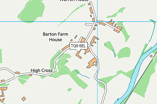TQ9 6EL map - OS VectorMap District (Ordnance Survey) TQ9 6EL map - OS VectorMap District (Ordnance Survey)