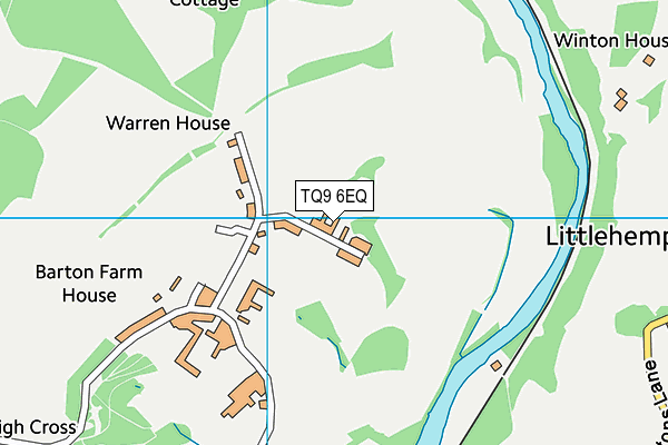TQ9 6EQ map - OS VectorMap District (Ordnance Survey) TQ9 6EQ map - OS VectorMap District (Ordnance Survey)