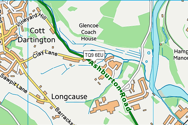 TQ9 6EU map - OS VectorMap District (Ordnance Survey) TQ9 6EU map - OS VectorMap District (Ordnance Survey)