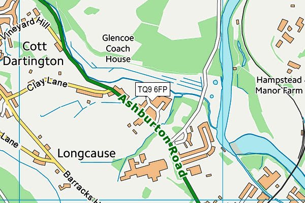 TQ9 6FP map - OS VectorMap District (Ordnance Survey) TQ9 6FP map - OS VectorMap District (Ordnance Survey)