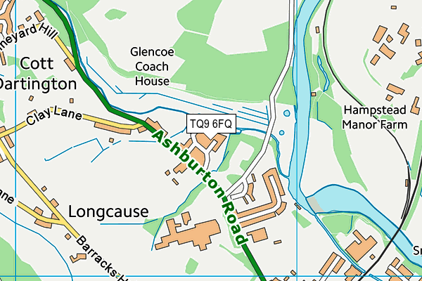 TQ9 6FQ map - OS VectorMap District (Ordnance Survey)