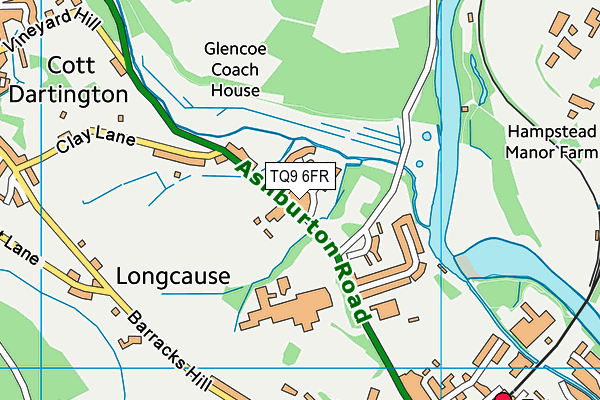 TQ9 6FR map - OS VectorMap District (Ordnance Survey) TQ9 6FR map - OS VectorMap District (Ordnance Survey)