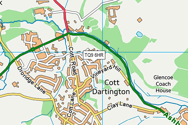 TQ9 6HR map - OS VectorMap District (Ordnance Survey) TQ9 6HR map - OS VectorMap District (Ordnance Survey)