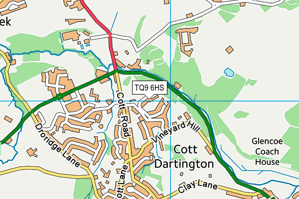 TQ9 6HS map - OS VectorMap District (Ordnance Survey) TQ9 6HS map - OS VectorMap District (Ordnance Survey)