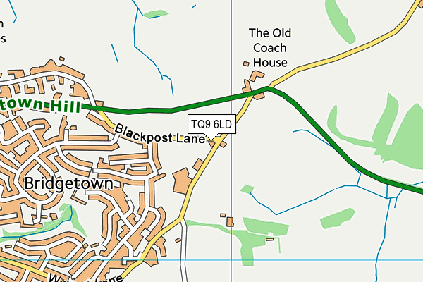 TQ9 6LD map - OS VectorMap District (Ordnance Survey) TQ9 6LD map - OS VectorMap District (Ordnance Survey)