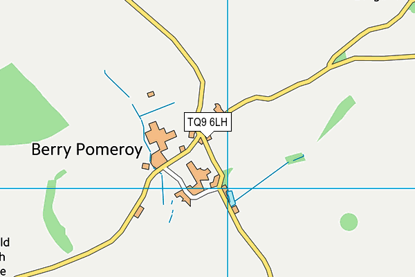 TQ9 6LH map - OS VectorMap District (Ordnance Survey) TQ9 6LH map - OS VectorMap District (Ordnance Survey)