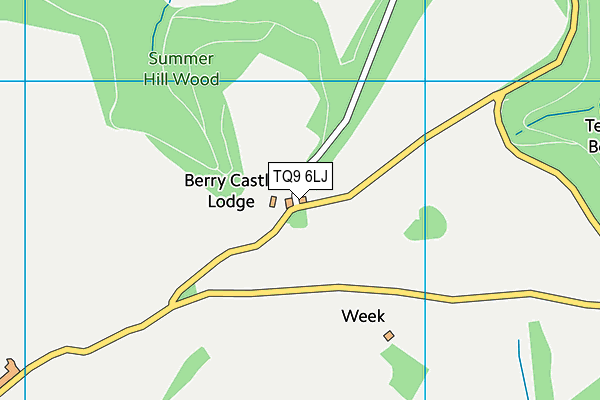 TQ9 6LJ map - OS VectorMap District (Ordnance Survey)