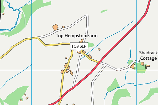 TQ9 6LP map - OS VectorMap District (Ordnance Survey) TQ9 6LP map - OS VectorMap District (Ordnance Survey)