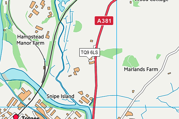 TQ9 6LS map - OS VectorMap District (Ordnance Survey) TQ9 6LS map - OS VectorMap District (Ordnance Survey)