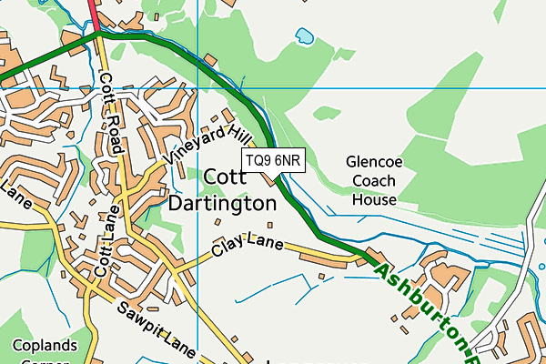 TQ9 6NR map - OS VectorMap District (Ordnance Survey) TQ9 6NR map - OS VectorMap District (Ordnance Survey)