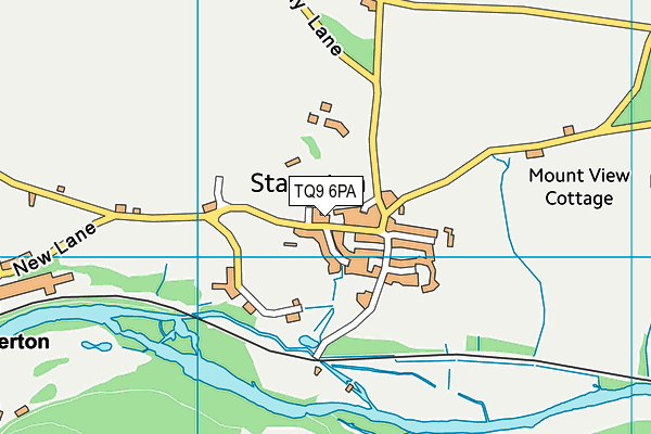 TQ9 6PA map - OS VectorMap District (Ordnance Survey) TQ9 6PA map - OS VectorMap District (Ordnance Survey)
