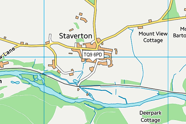 TQ9 6PD map - OS VectorMap District (Ordnance Survey) TQ9 6PD map - OS VectorMap District (Ordnance Survey)